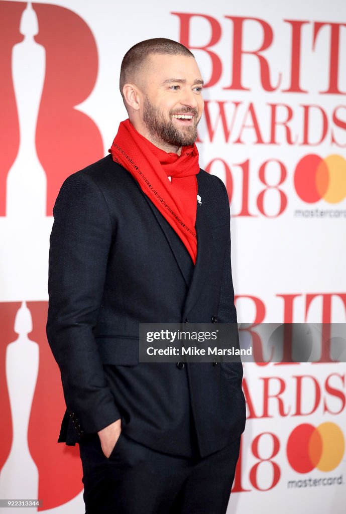 The BRIT Awards 2018 - Red Carpet Arrivals