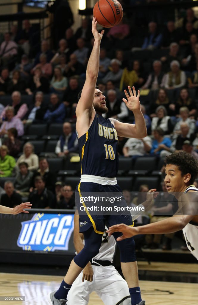 COLLEGE BASKETBALL: FEB 20 UNC Greensboro at Wofford