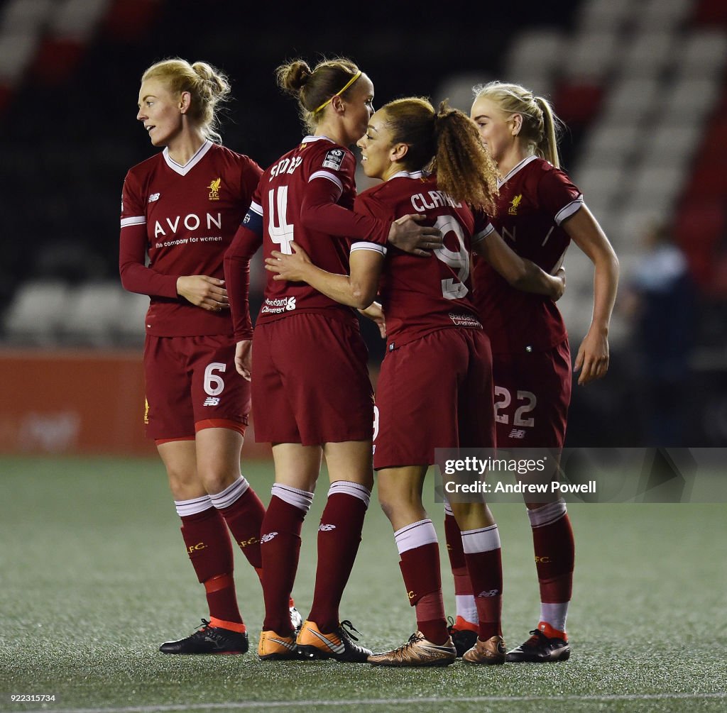 Liverpool Ladies v Sunderland Ladies: FA WSL 1