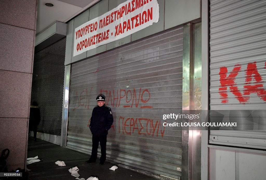 GREECE-ECONOMY-DEBT-PROTEST