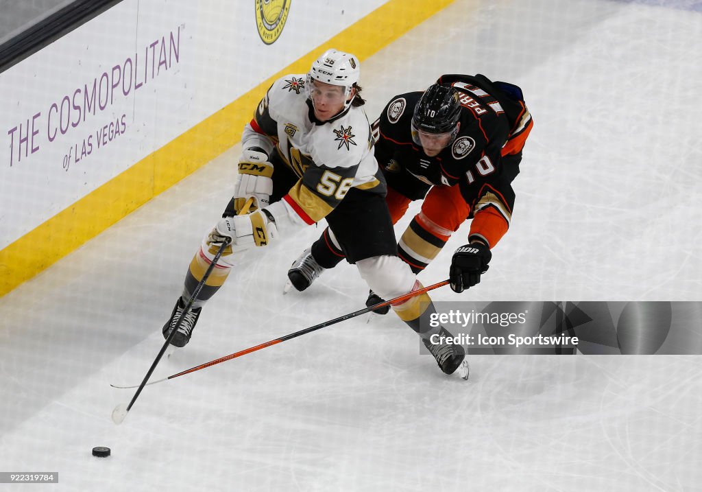 NHL: FEB 19 Ducks at Golden Knights