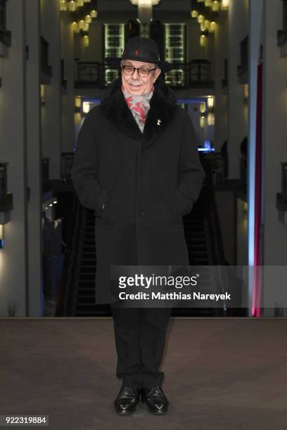 Festival director Dieter Kosslick attends the 'Becoming Astrid' premiere during the 68th Berlinale International Film Festival Berlin at...