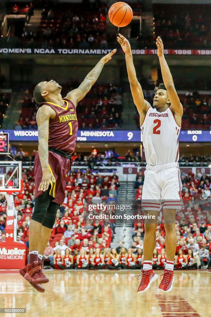 COLLEGE BASKETBALL: FEB 19 Minnesota at Wisconsin