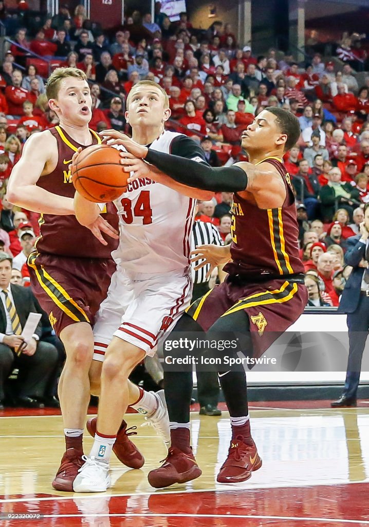 COLLEGE BASKETBALL: FEB 19 Minnesota at Wisconsin