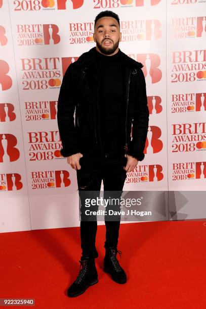 Yungen attends The BRIT Awards 2018 held at The O2 Arena on February 21, 2018 in London, England.