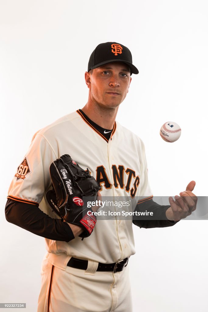 MLB: FEB 20 San Francisco Giants Photo Day