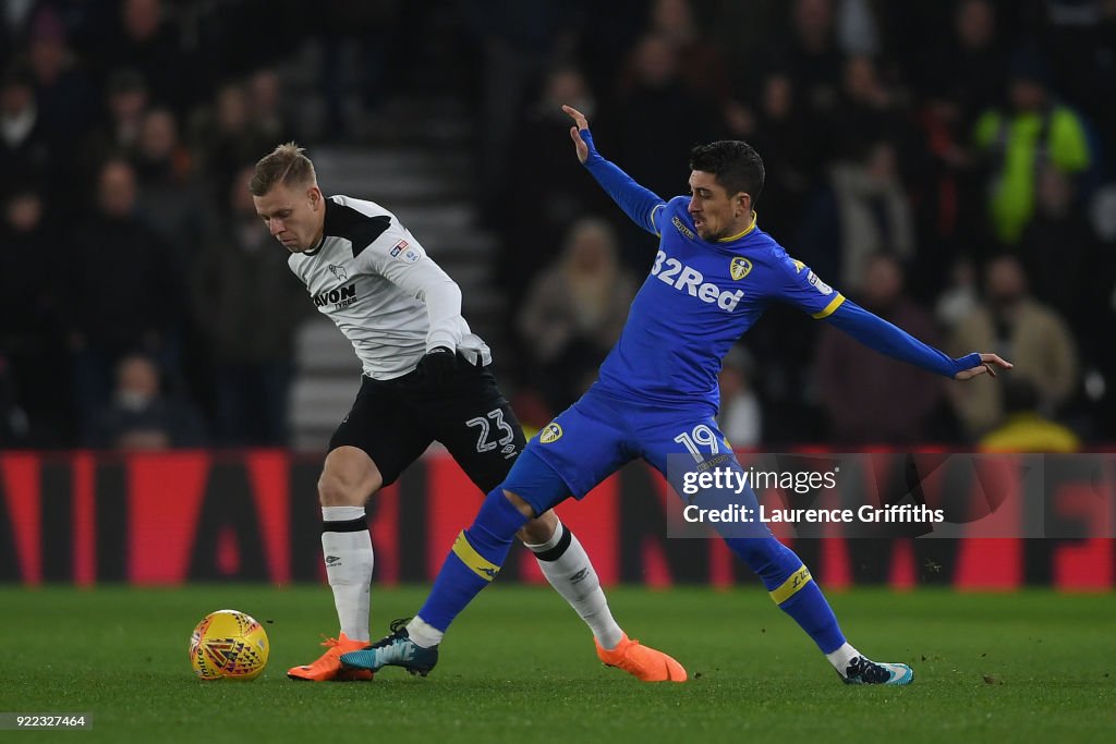 Derby County v Leeds United - Sky Bet Championship