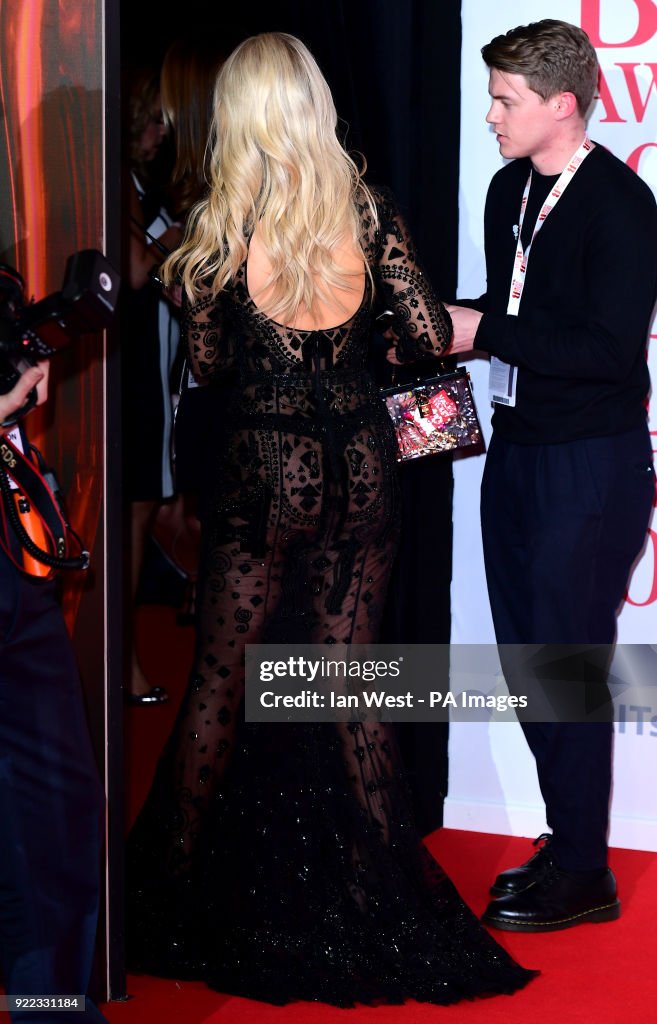 Brit Awards 2018 - Arrivals - London