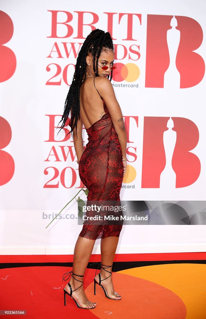 The BRIT Awards 2018 - Red Carpet Arrivals