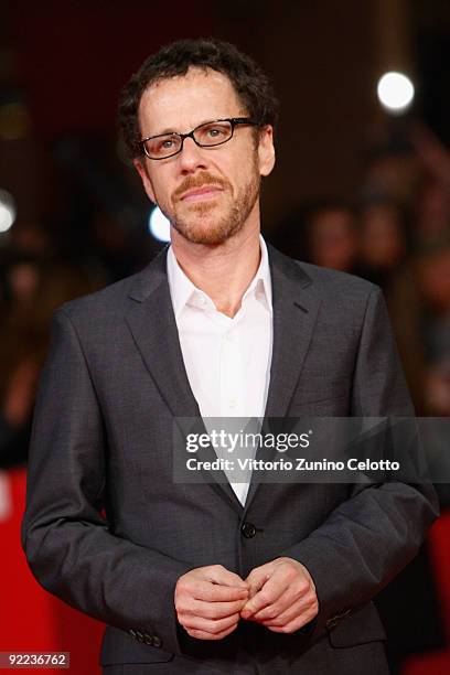 Director Ethan Coen attends the "A Serious Man" Premiere during Day 8 of the 4th International Rome Film Festival held at the Auditorium Parco della...