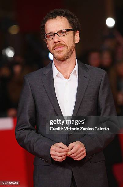 Director Ethan Coen attends the "A Serious Man" Premiere during Day 8 of the 4th International Rome Film Festival held at the Auditorium Parco della...