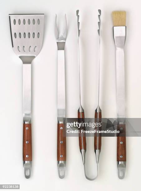 bbq tools - tang stockfoto's en -beelden