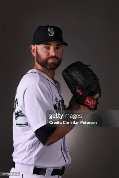 Pitcher Marc Rzepczynski of the Seattle Mariners poses for a portrait during photo day at Peoria Stadium on February 21, 2018 in Peoria, Arizona.