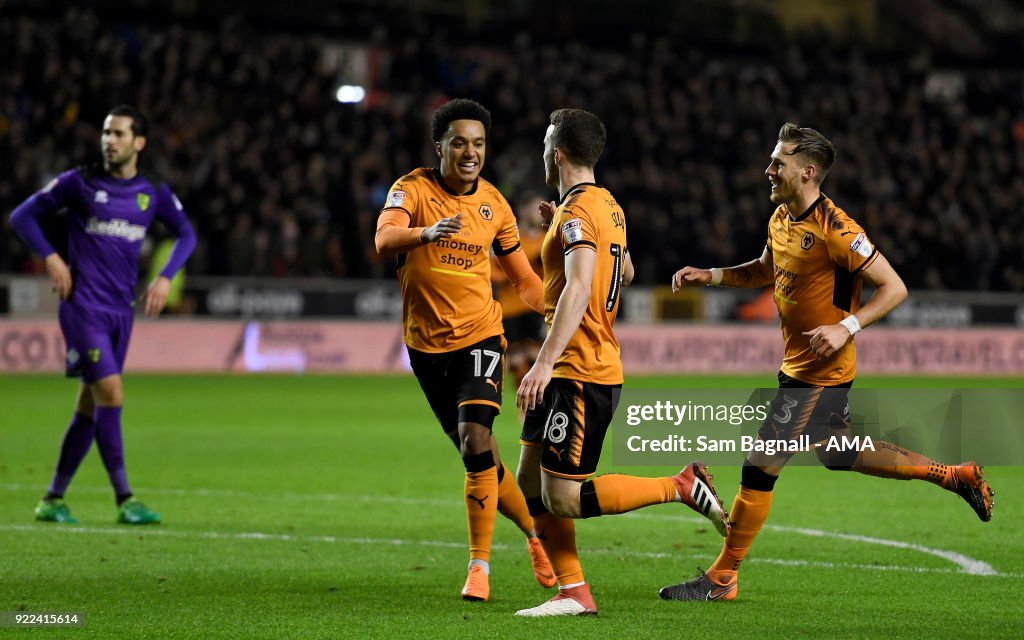 Wolverhampton Wanderers v Norwich City - Sky Bet Championship