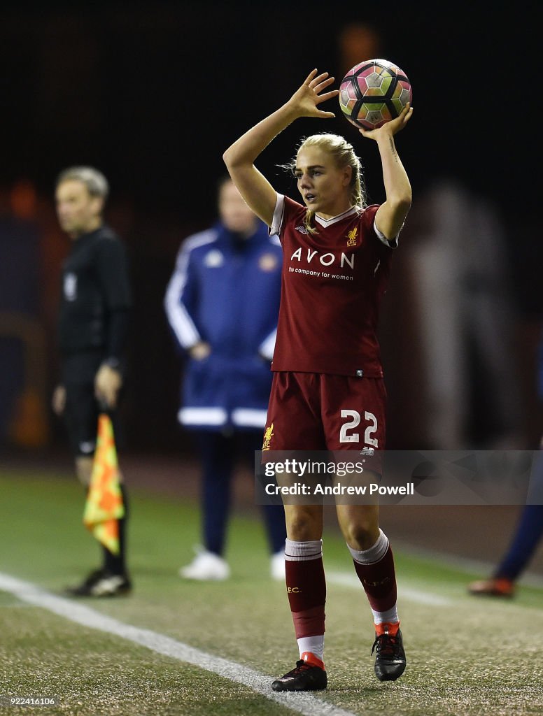 Liverpool Ladies v Sunderland Ladies: FA WSL 1