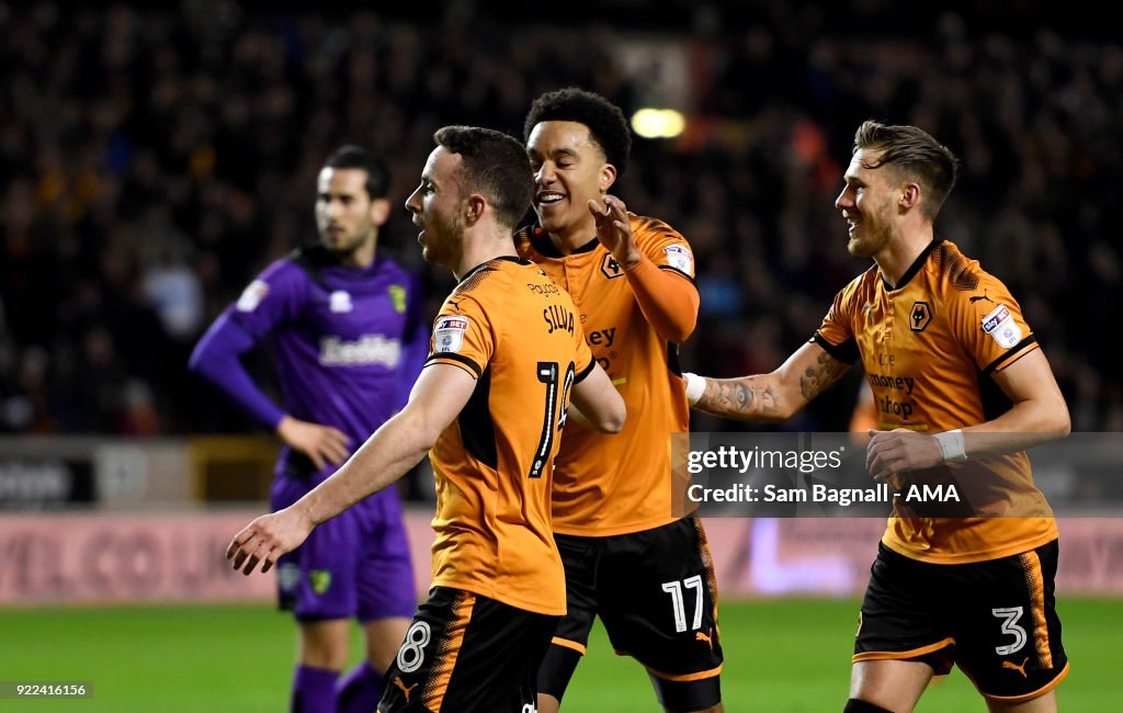 Wolverhampton Wanderers v Norwich City - Sky Bet Championship