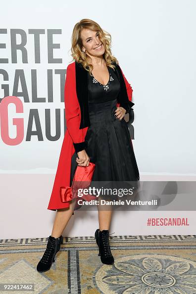 Barbara D'Urso attends 'Grazia Scandal' party during Milan Fashion