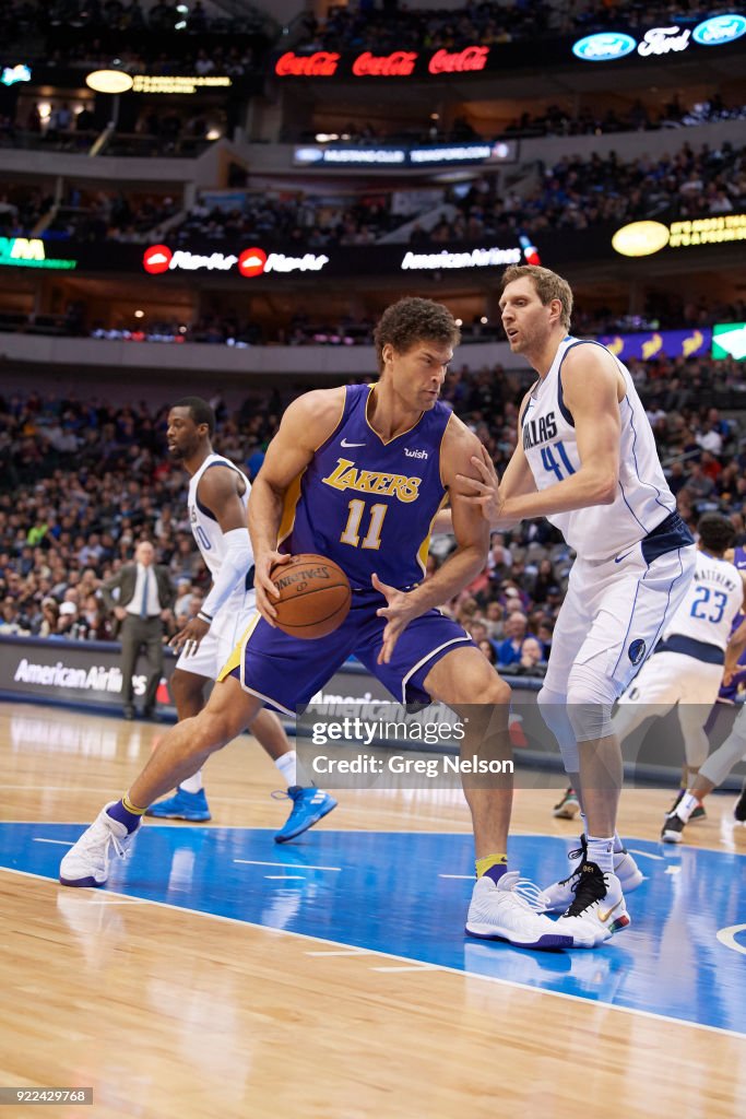 Dallas Mavericks vs Los Angeles Lakers