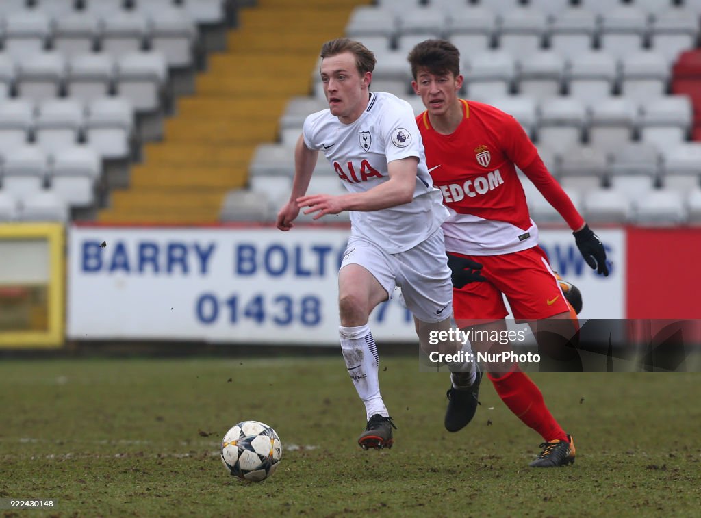 Tottenham Hotspur U19 v Monaco U19: UEFA Youth League