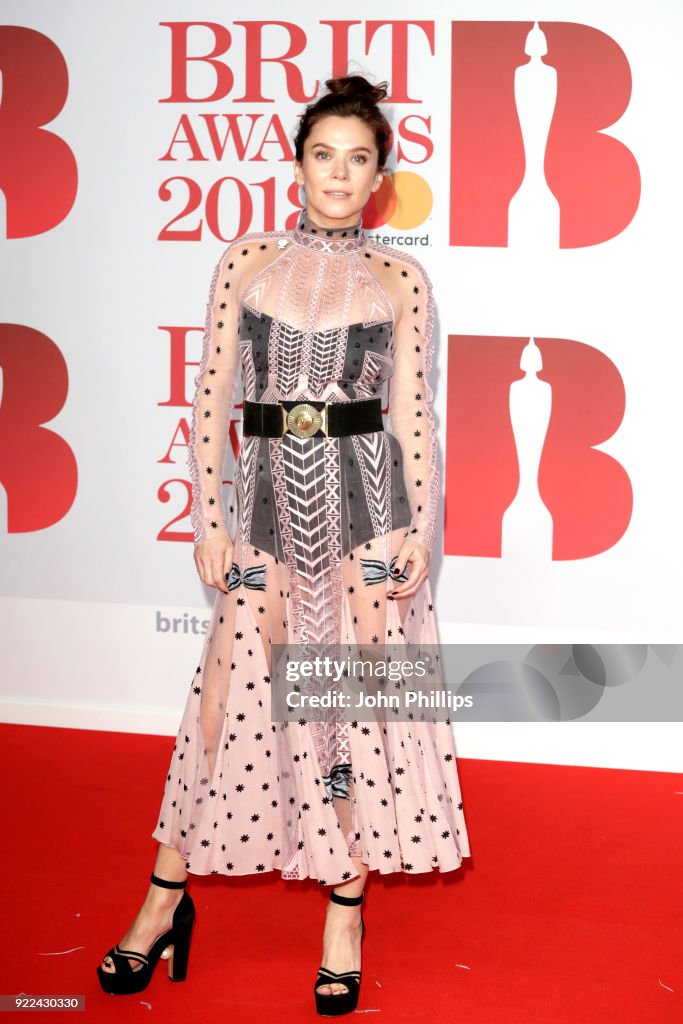 The BRIT Awards 2018 - Red Carpet Arrivals