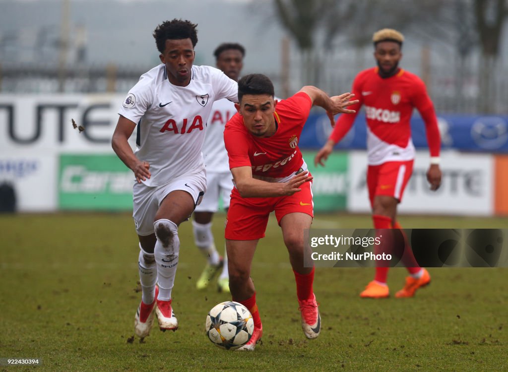 Tottenham Hotspur U19 v Monaco U19: UEFA Youth League