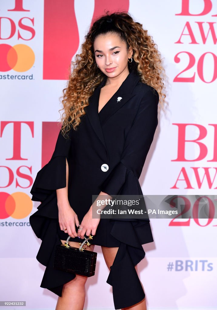 Brit Awards 2018 - Arrivals - London