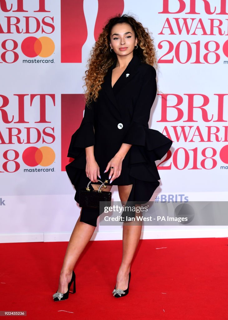 Brit Awards 2018 - Arrivals - London