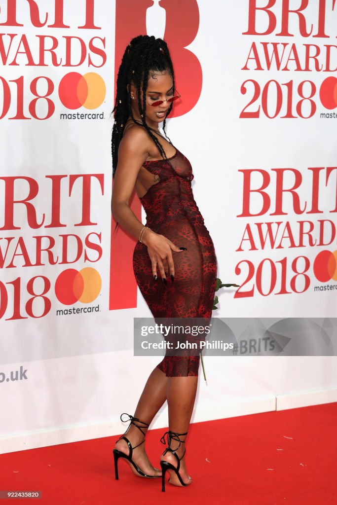 The BRIT Awards 2018 - Red Carpet Arrivals