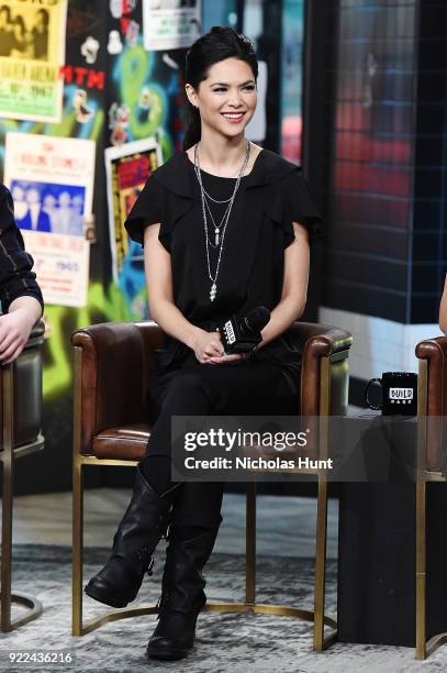 Lilan Bowden attends Build Series to discuss 'Andi Mack' at Build Studio on February 21, 2018 in New York City.