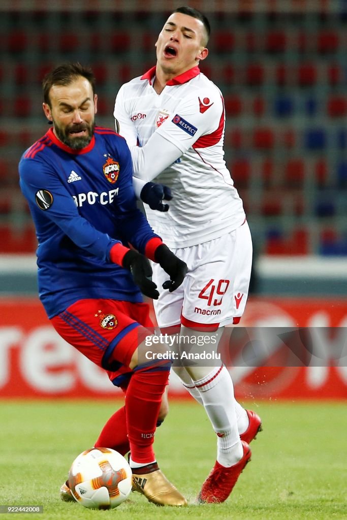 CSKA Moscow vs Crvena Zvezda :  UEFA Europa League 