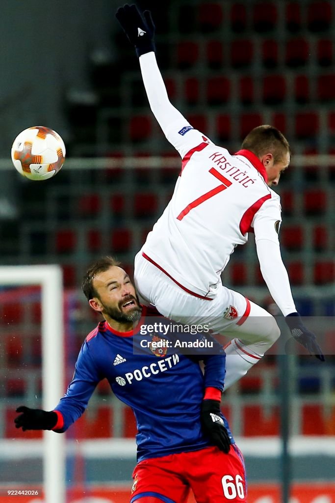 CSKA Moscow vs Crvena Zvezda :  UEFA Europa League 