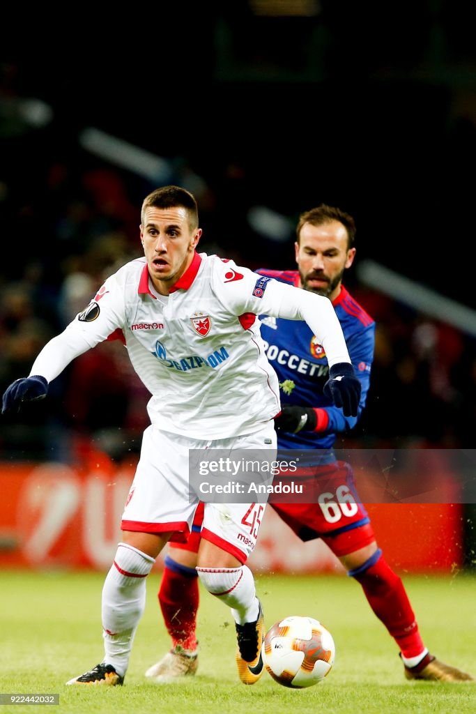 CSKA Moscow vs Crvena Zvezda :  UEFA Europa League 