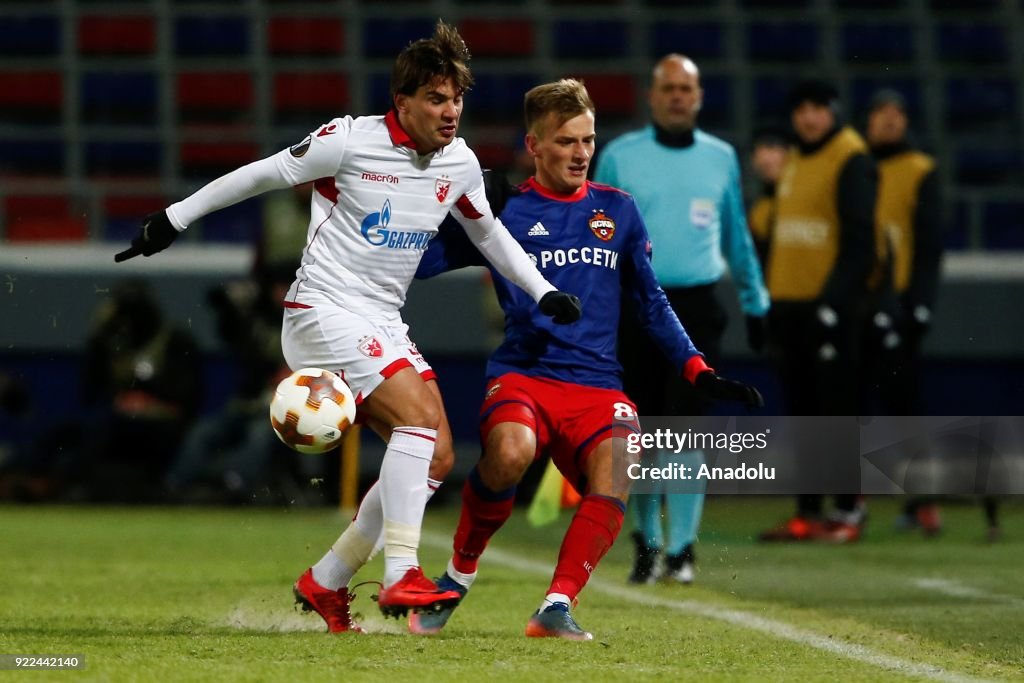 CSKA Moscow vs Crvena Zvezda :  UEFA Europa League 