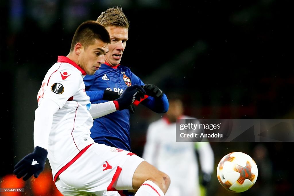 CSKA Moscow vs Crvena Zvezda :  UEFA Europa League 