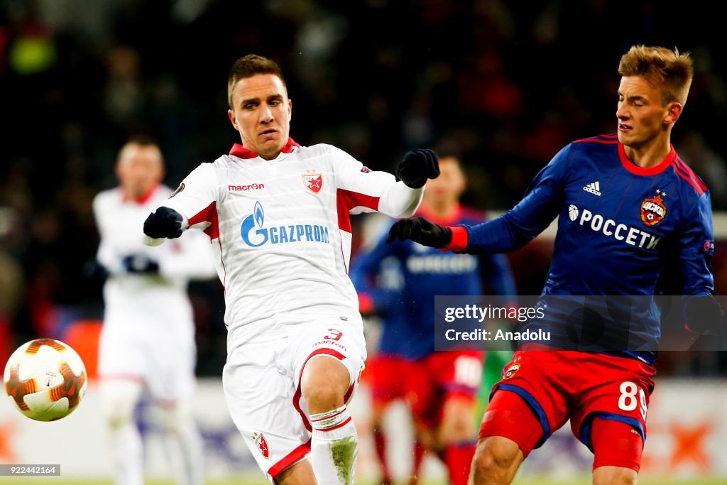 CSKA Moscow vs Crvena Zvezda :  UEFA Europa League 