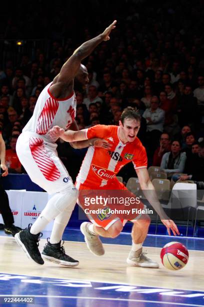 Terry Tarpey of Le Mans during the Final Leaders Cup match between Le Mans and Monaco at Disneyland Resort Paris on February 18, 2018 in Paris,...
