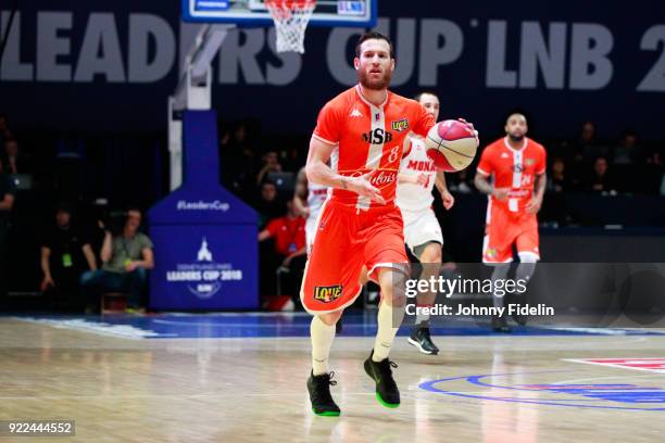 Antoine Eito of Le Mans during the Final Leaders Cup match between Le Mans and Monaco at Disneyland Resort Paris on February 18, 2018 in Paris,...