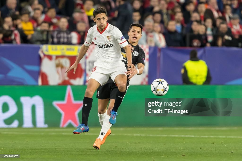 Sevilla FC v Manchester United - UEFA Champions League Round of 16: First Leg