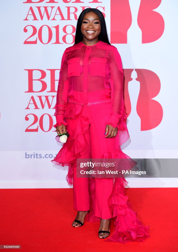 Brit Awards 2018 - Arrivals - London