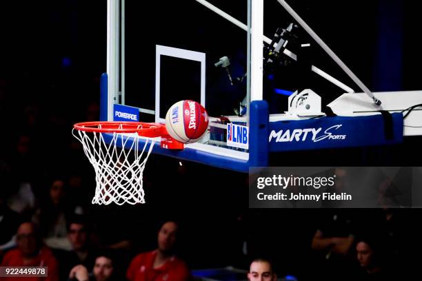 Illustration Ball during the Final Leaders Cup match between Le Mans and Monaco at Disneyland Resort Paris on February 18, 2018 in Paris, France.