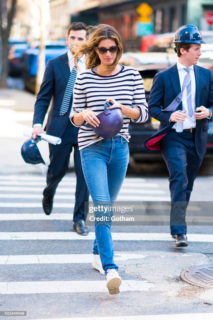 Celebrity Sightings in New York City - February 21, 201