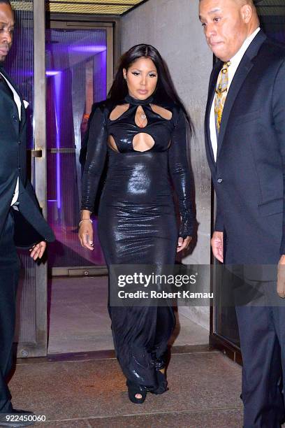 Toni Braxton seeen out in Manhattan on February 20, 2018 in New York City.