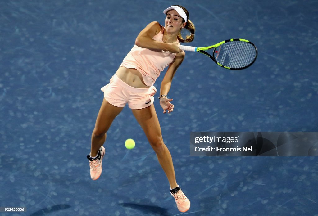 WTA Dubai Duty Free Tennis  Championship - Day Three