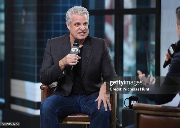 Chef Eric Ripert attends Build Series to discuss Cayman Cookout at Build Studio on February 21, 2018 in New York City.