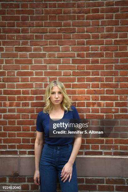 Actress Ari Graynor is photographed for Boston Globe on May 23, 2017 in New York City.