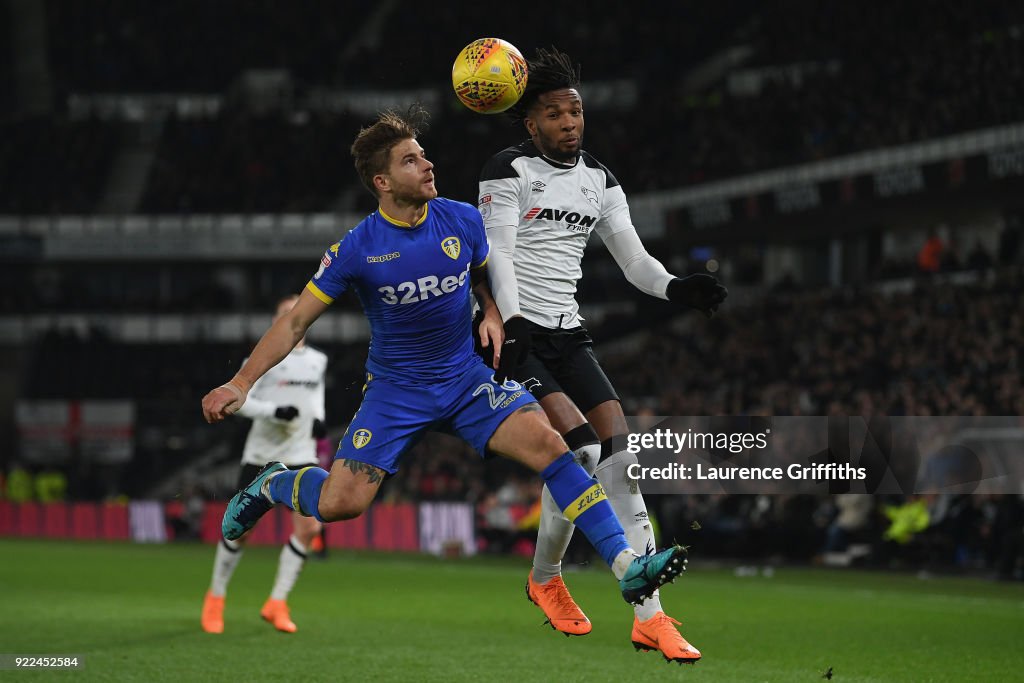 Derby County v Leeds United - Sky Bet Championship