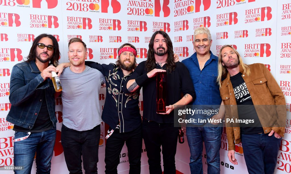 Brit Awards 2018 - Press Room - London