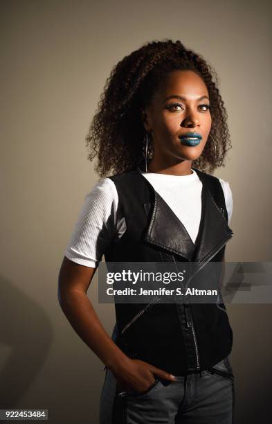 Actress DeWanda Wise is photographed for Los Angeles Times on November 10, 2017 in New York City.