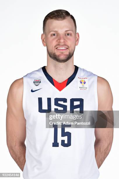 Taylor Braun of Team USA poses for a head shot on February 20, 2018 at the LA Clippers Training Center in Playa Vista, California. NOTE TO USER: User...