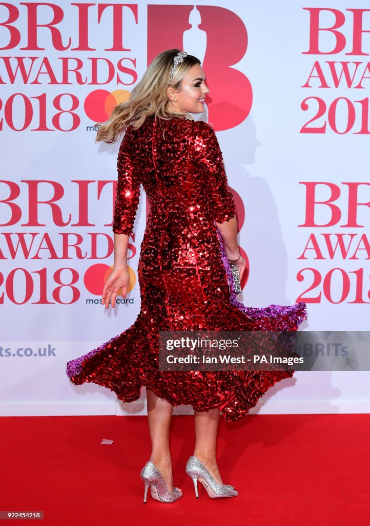 Brit Awards 2018 - Arrivals - London